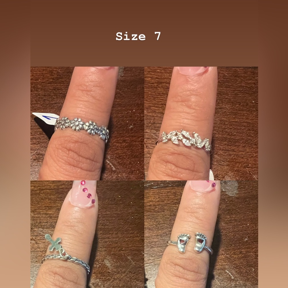 Silver rings for women and girls